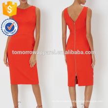 New Fashion Orange Sleeveless Pencil Dress Manufacture Wholesale Fashion Women Apparel (TA5156D)